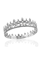 Full Crystal King Prom Tiara - KissProm