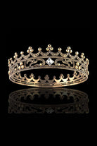 Full Crystal King Prom Tiara - KissProm