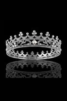 Full Crystal King Prom Tiara - KissProm