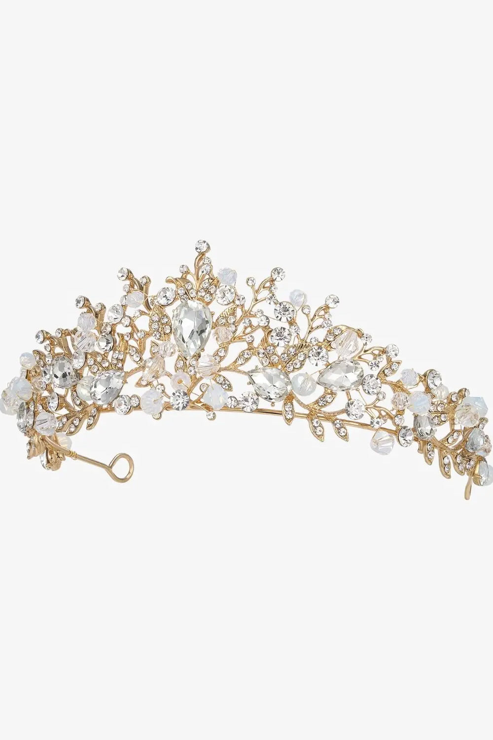 Gold Crystal Tiara Crwon