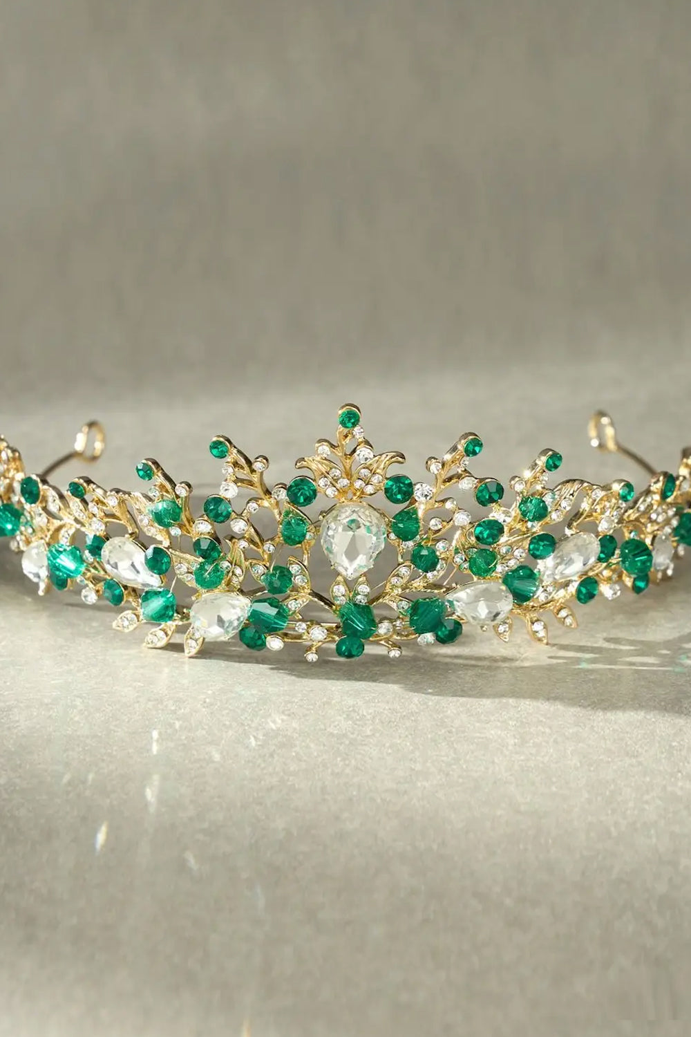 Gold Crystal Tiara Crwon