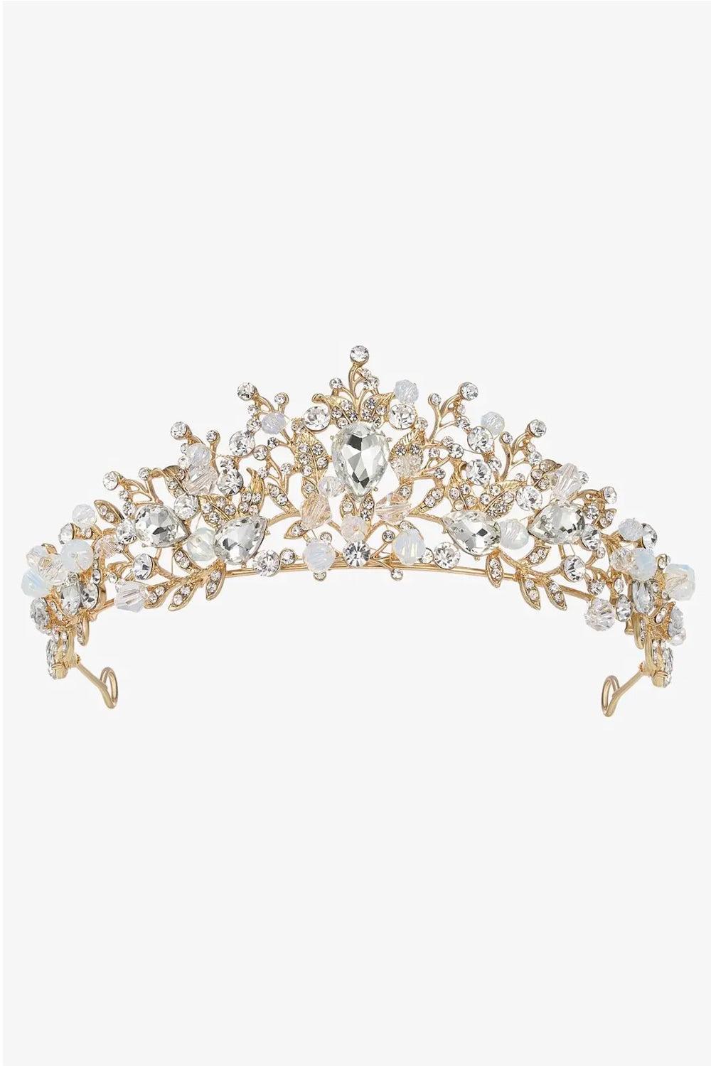 Gold Crystal Tiara Crwon