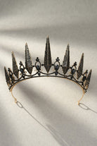 Gothic Black Rhinestone Tiara - KissProm