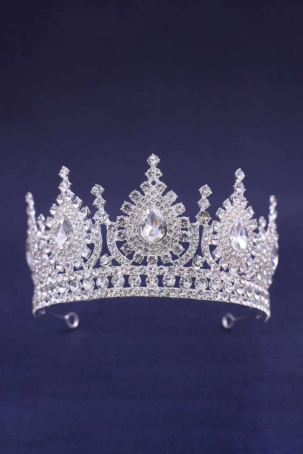 Half Circle Crystal Tiara