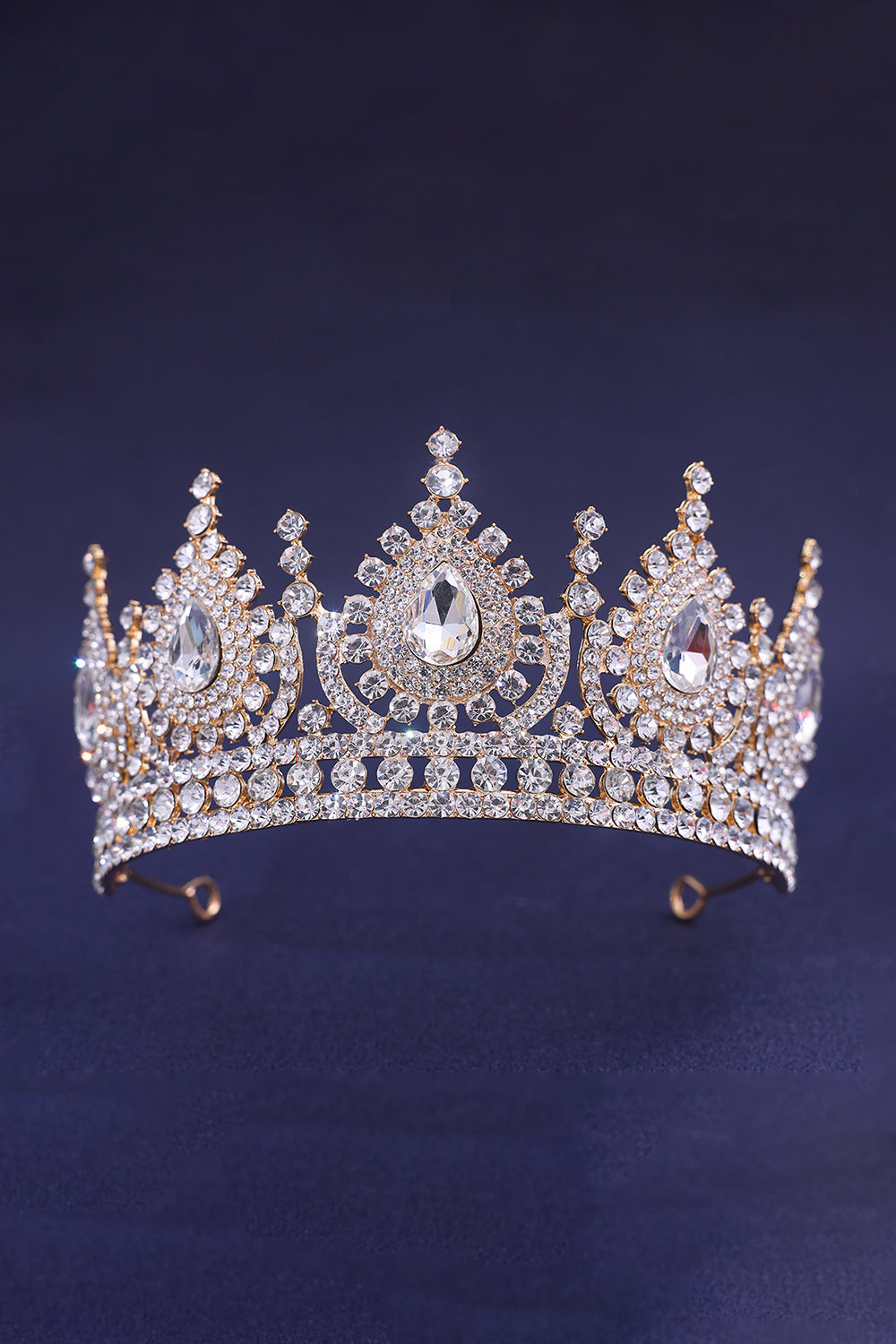 Half Circle Crystal Tiara