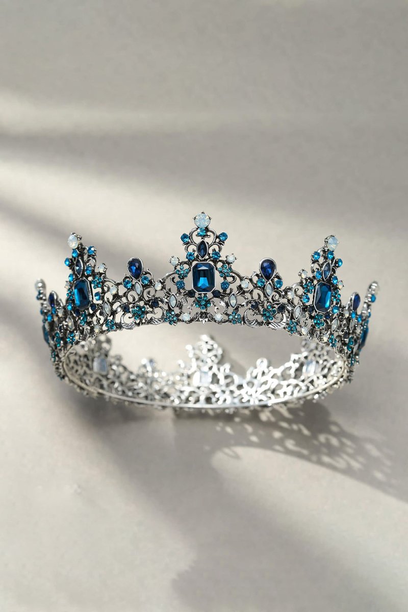 Jeweled Baroque Queen Crown - KissProm