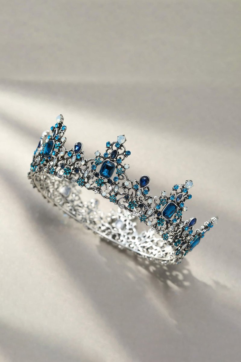 Jeweled Baroque Queen Crown - KissProm