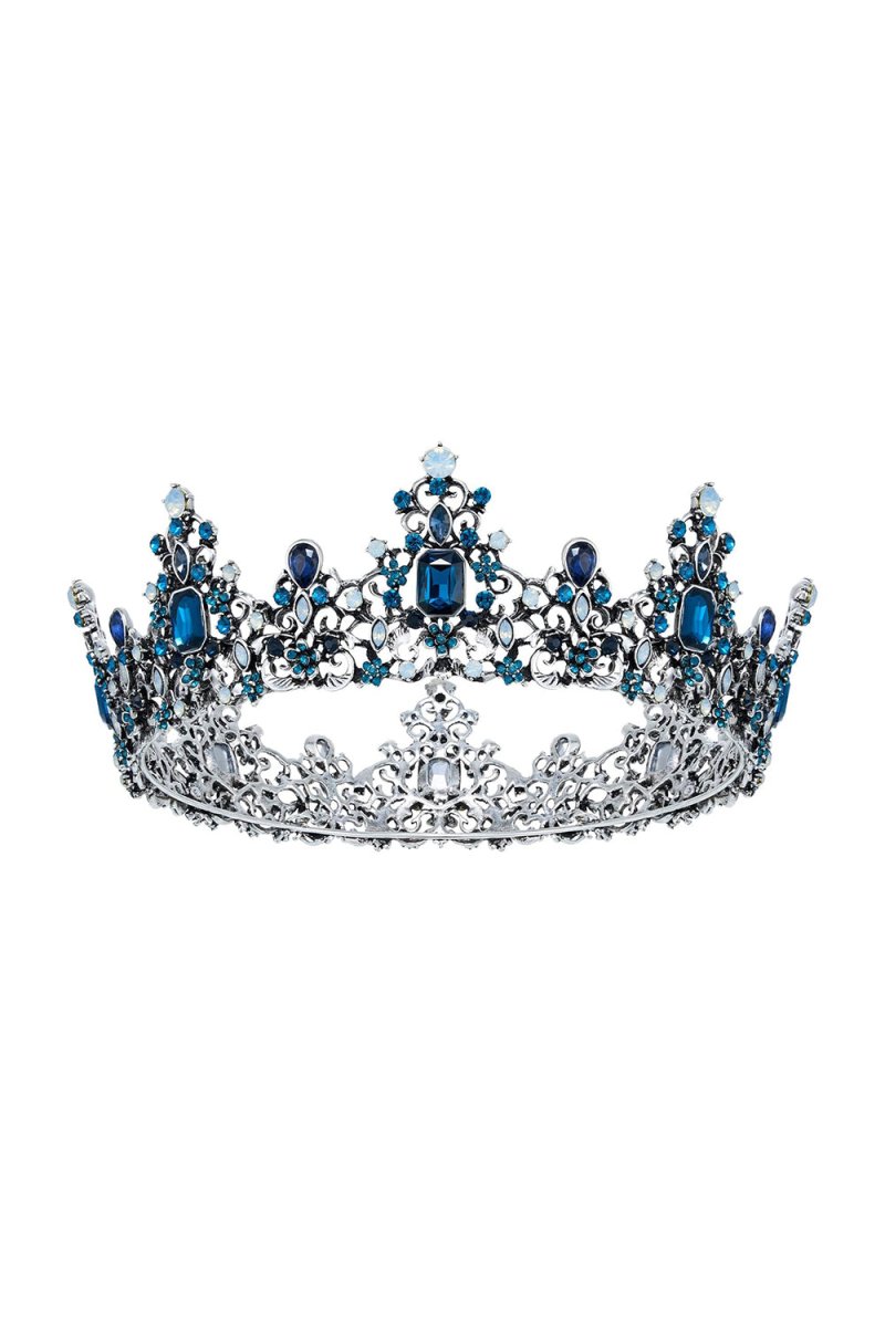 Jeweled Baroque Queen Crown - KissProm