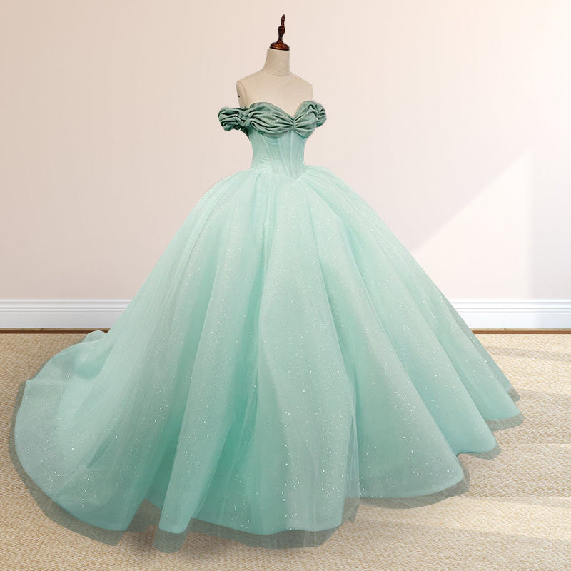 Mint evening gown fashion