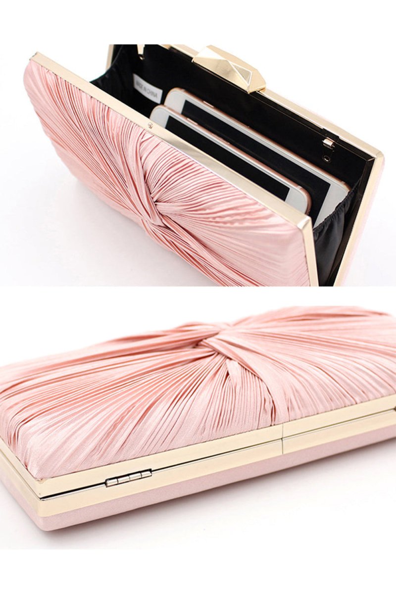 Pink Chain Clutch Bag - KissProm