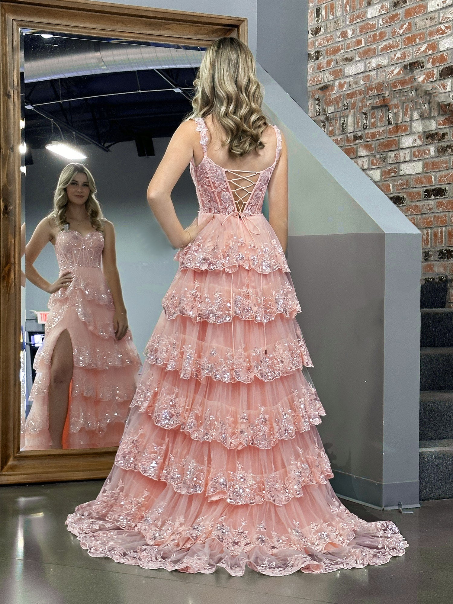 Pink Princess Prom Dress