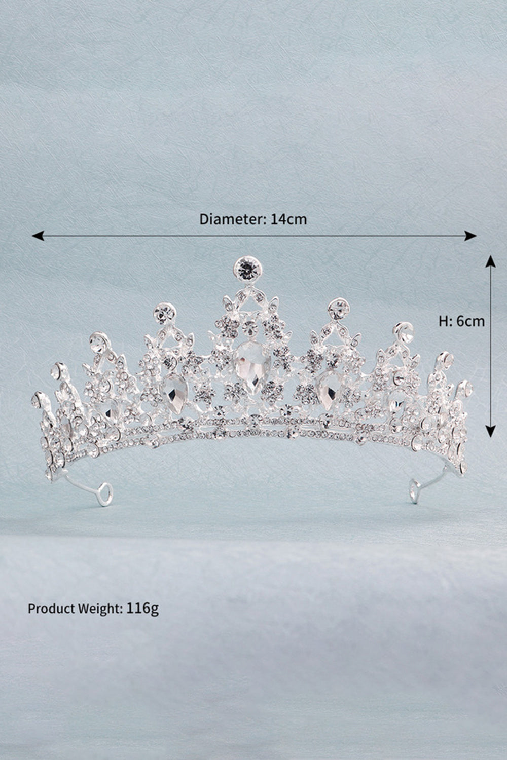 Women’s Gold Princess Rhinestone Crowns