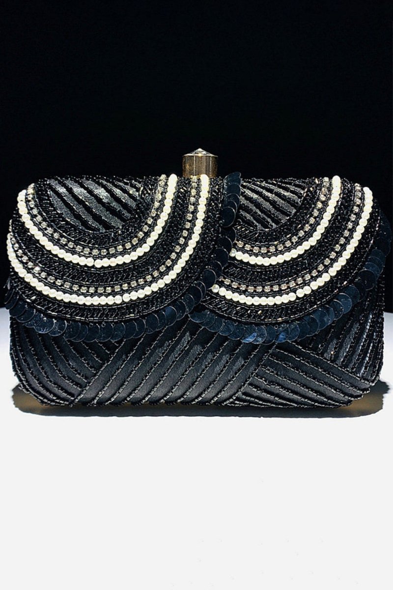 Sequins Square Party Handbag - KissProm