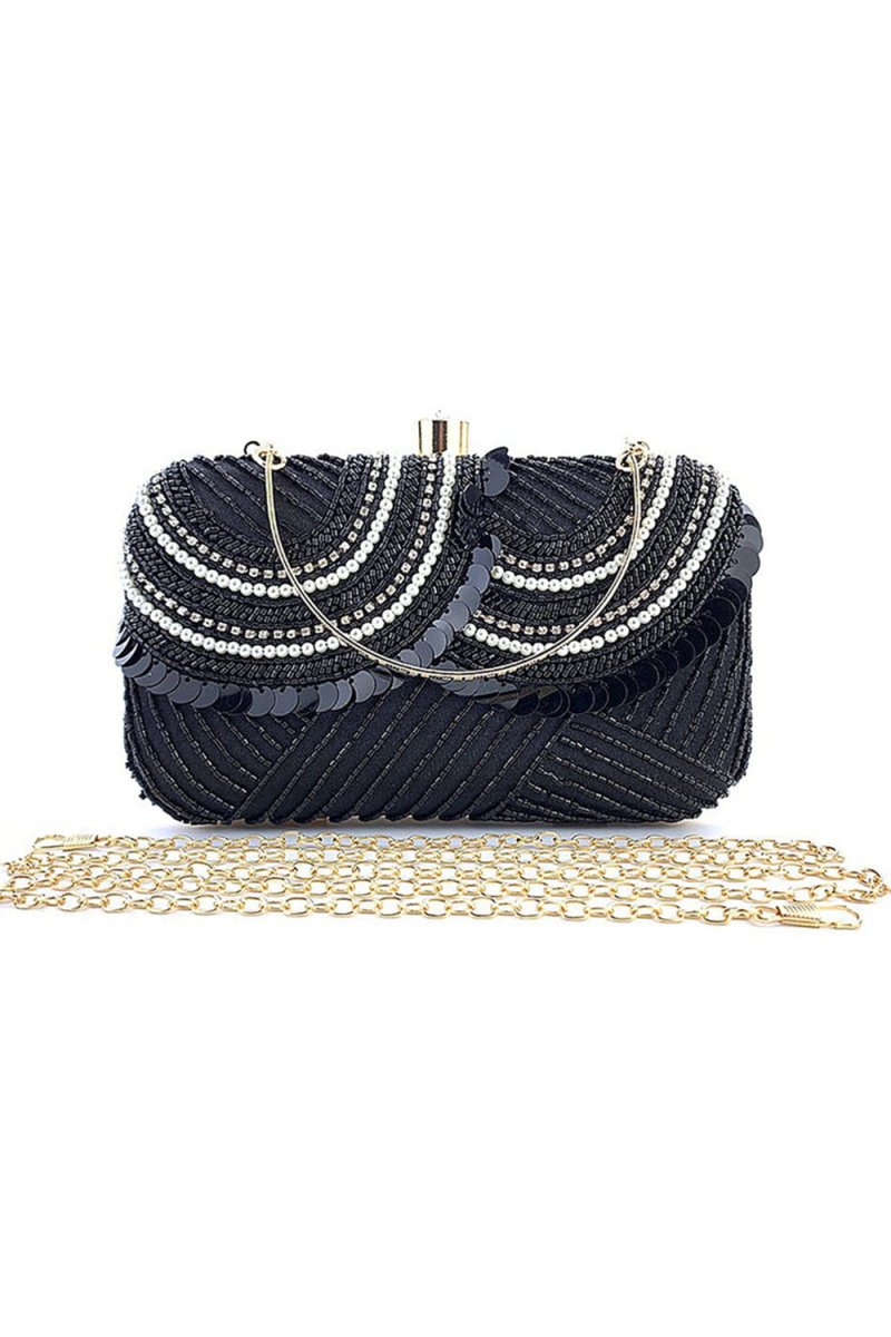 Sequins Square Party Handbag - KissProm