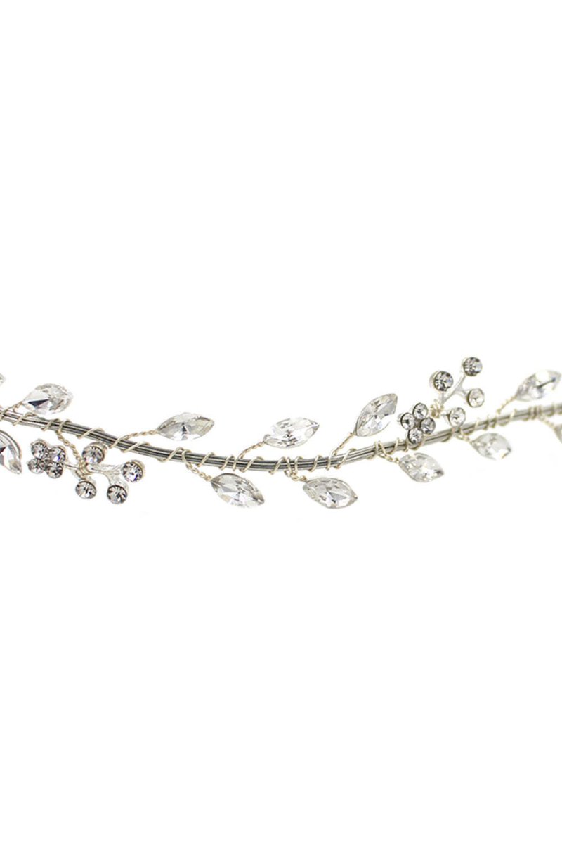 Shiny Rhinestone Branch Bridal Headband - KissProm