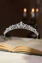 Silver Crystal Wedding Tiara for Women - KissProm