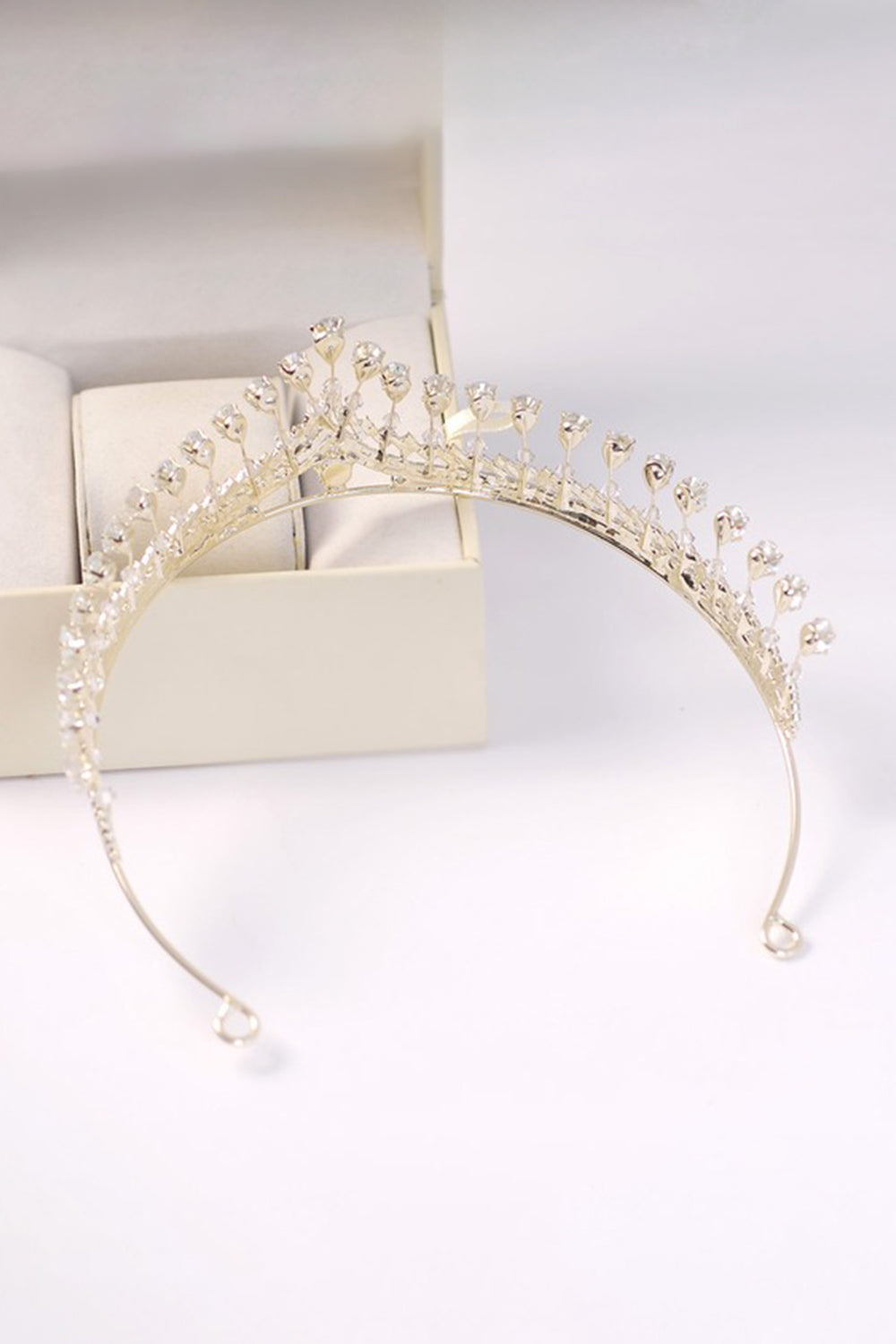 Silver Royal Queen Rhinestone Headband