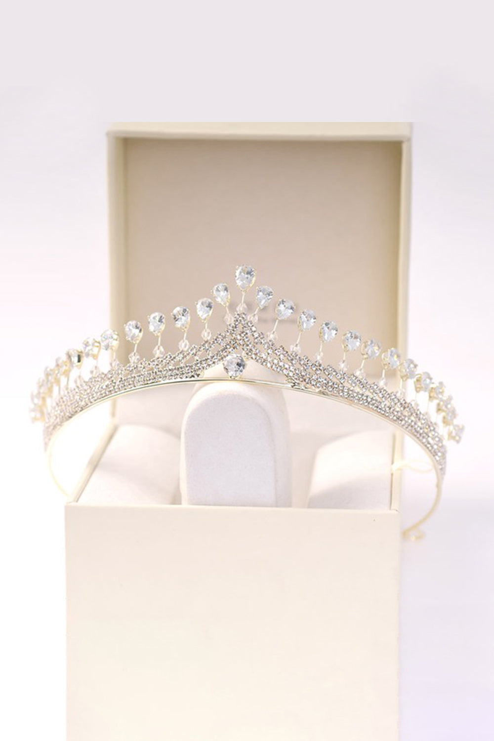 Silver Royal Queen Rhinestone Headband