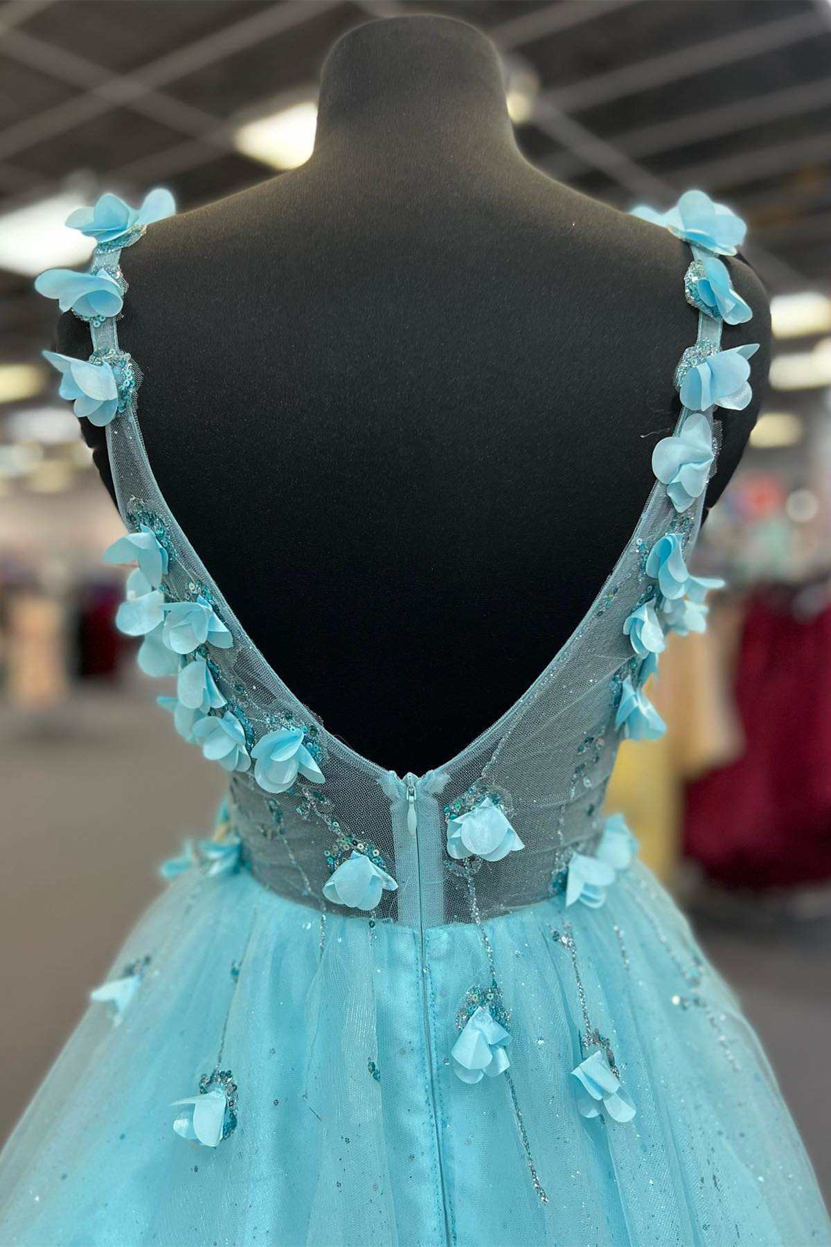 Jubilee | Tiffany Blue 3D Floral Lace ...