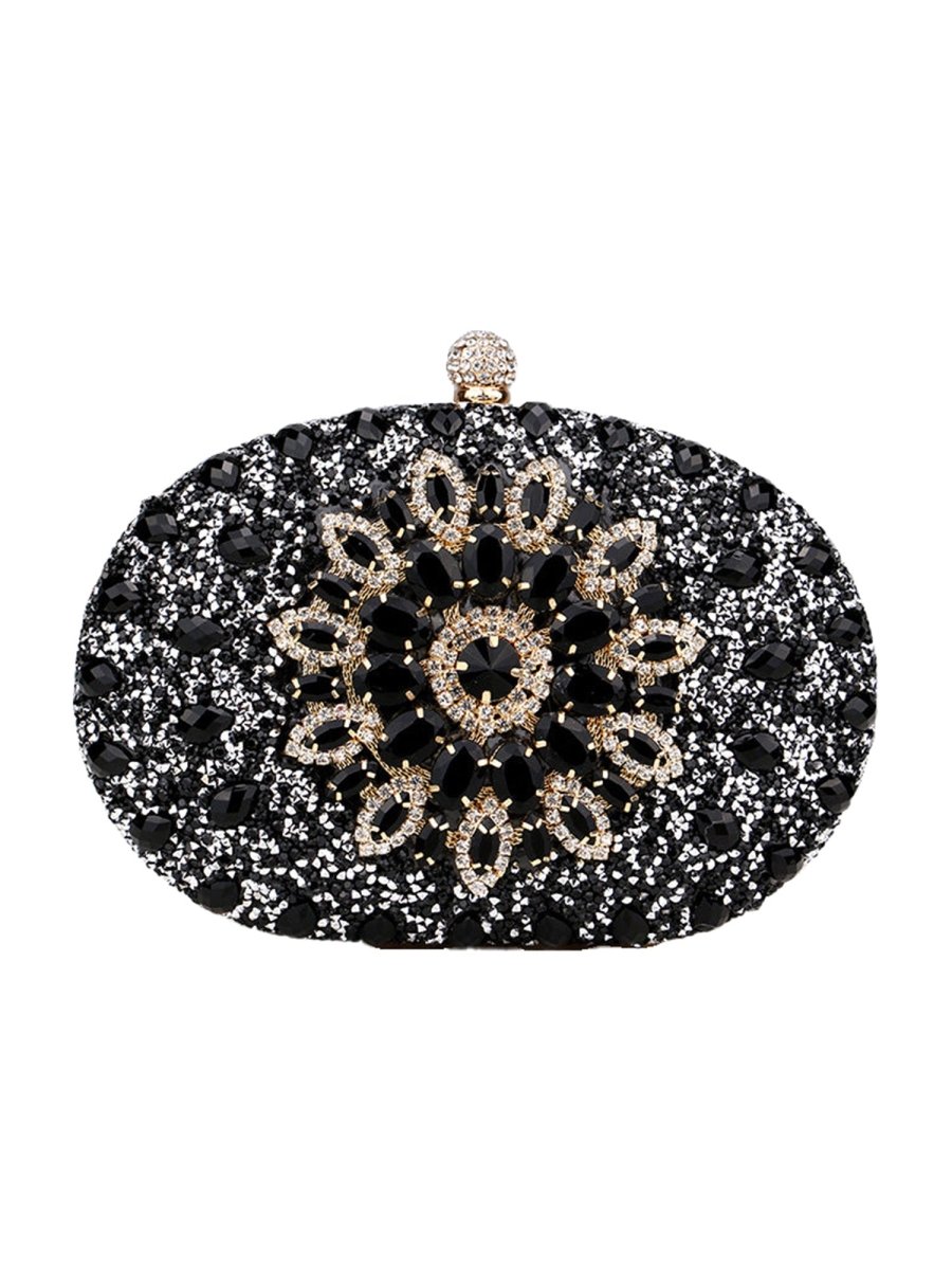 Women’s All Over Crystals Sparkly Evening Clutch Bags - KissProm