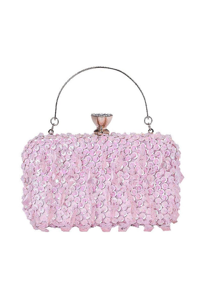 Women’s Beaded Sequined Evening Clutch Bags - KissProm