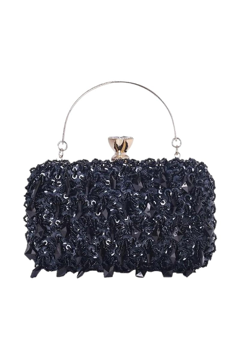 Women’s Beaded Sequined Evening Clutch Bags - KissProm