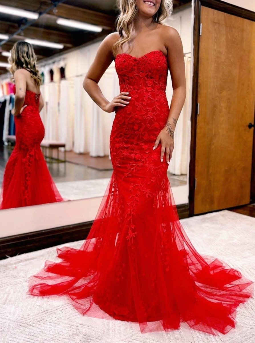 Mermaid sweetheart 2025 prom dress