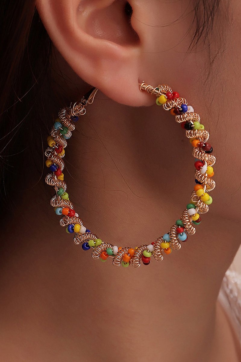 Colorful Loop Boho Style Earrings - KissProm