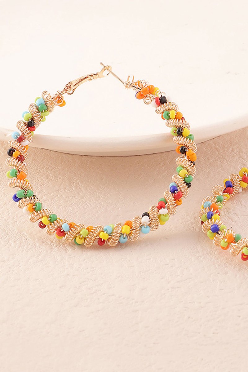 Colorful Loop Boho Style Earrings - KissProm