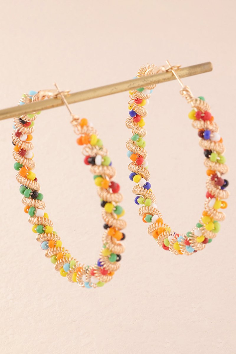 Colorful Loop Boho Style Earrings - KissProm