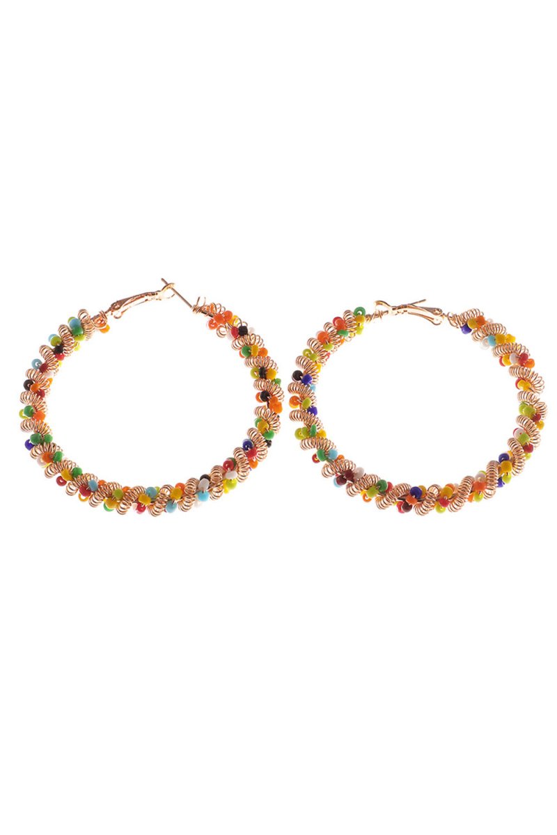 Colorful Loop Boho Style Earrings - KissProm