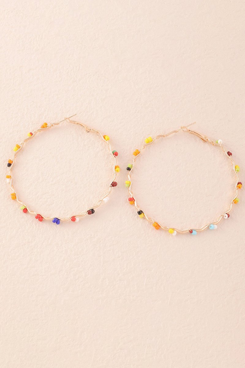 Colorful Loop Boho Style Earrings - KissProm