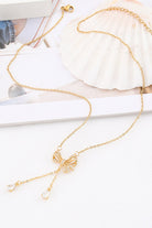 Golden Bow Necklace - KissProm