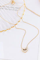 Golden Heart Necklace - KissProm