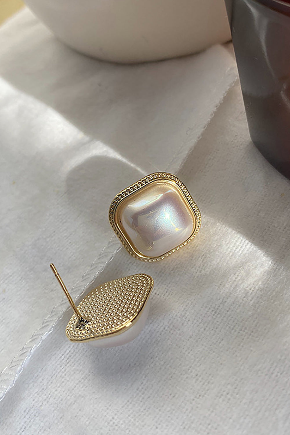 White Mother of Pearl Earring — Estelle Lukoff Designs | Handmade Jewelry  in Landenberg, PA