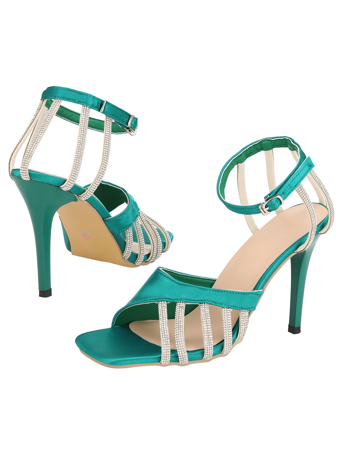 Teal high heel on sale shoes