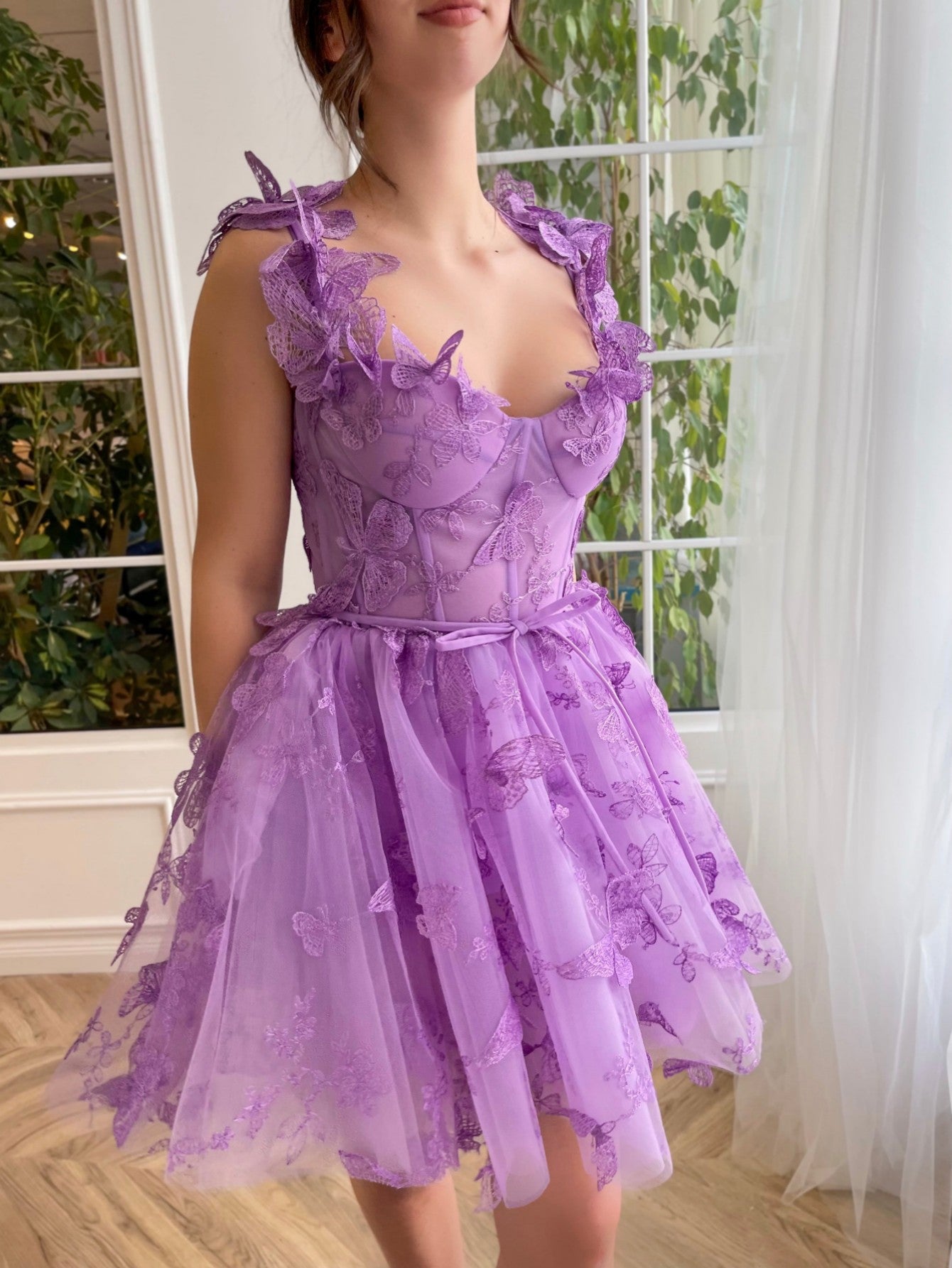 Short tulle hot sale prom dresses