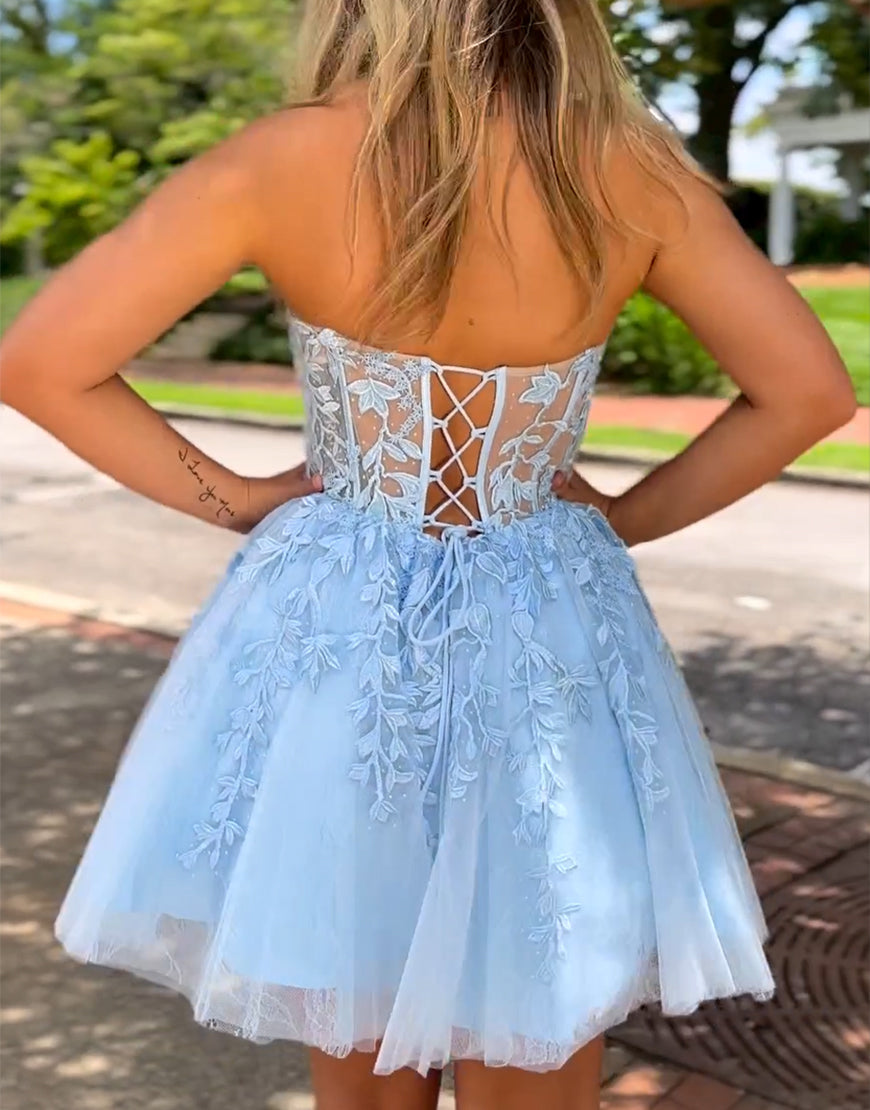 Cheap Short Corset Prom Dresses