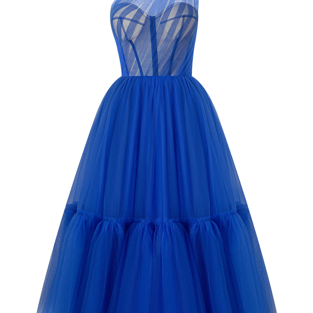 Light Blue One-Shoulder Cocktail Tulle Dress  Tulle dress, One shoulder  cocktail dress, Puffy tulle skirt