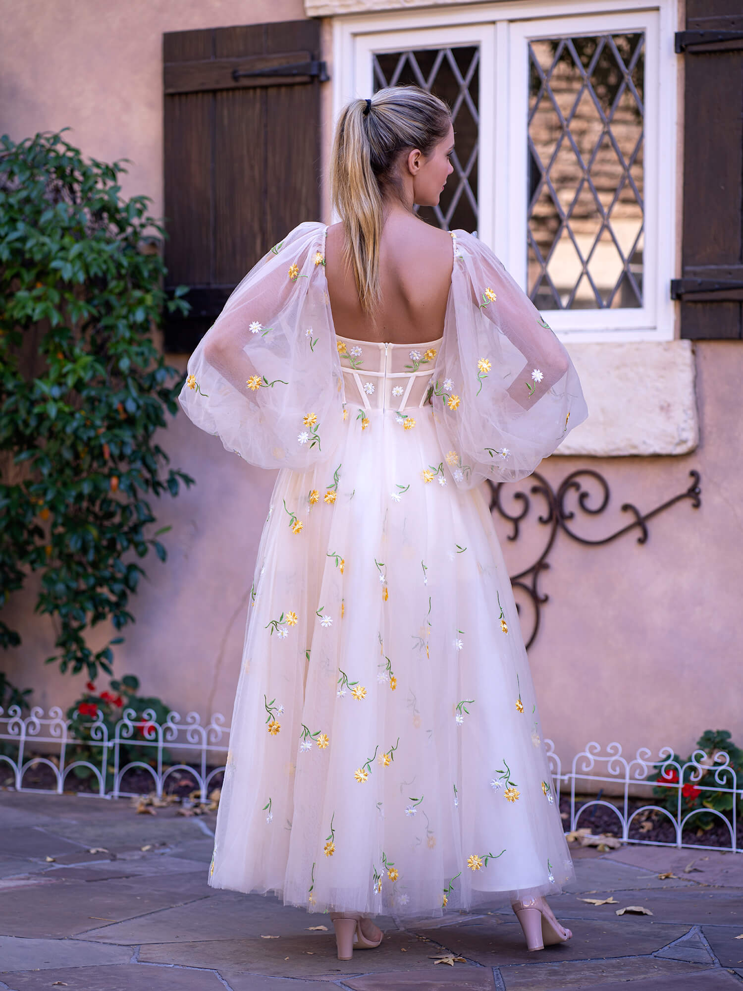 Orange Tulle Dress