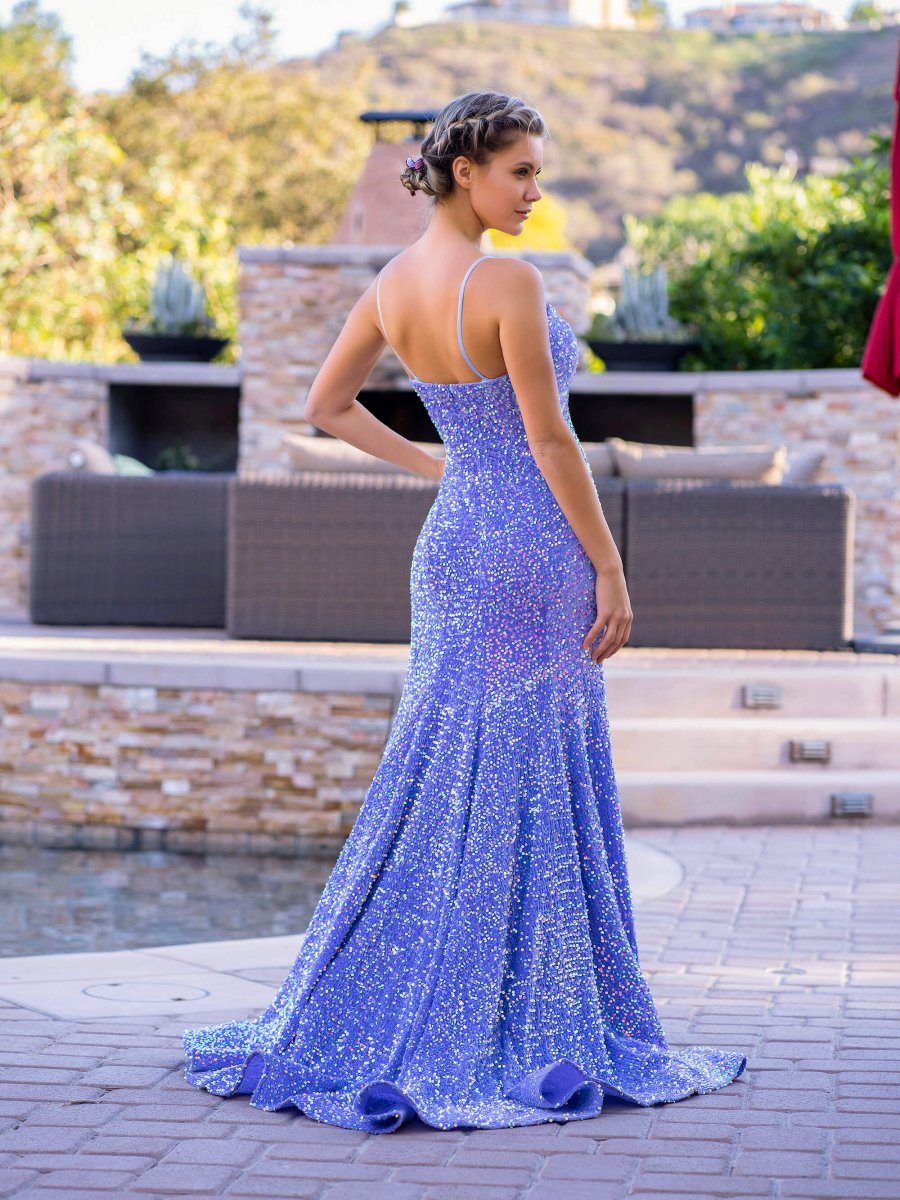 Mermaid Spaghetti Straps Sweetheart Sequin Prom/Evening Dress - KissProm