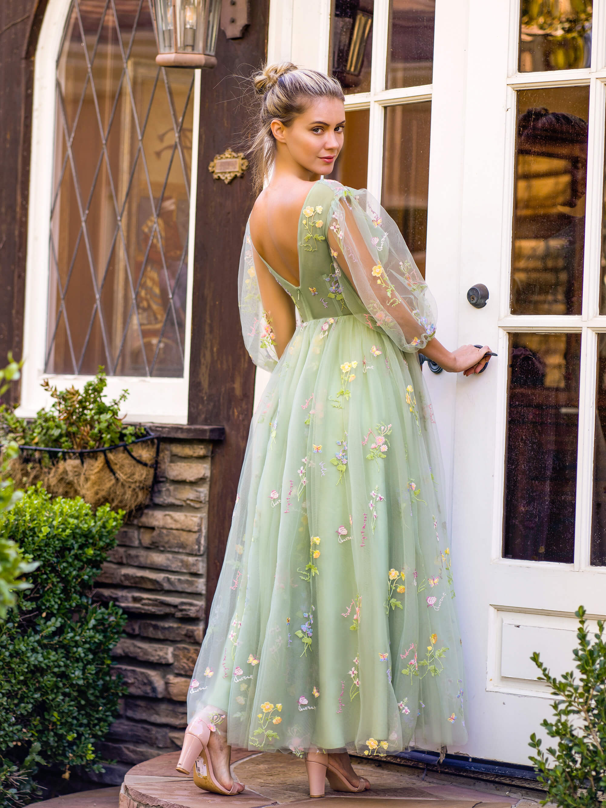 Frida Jonsven Floral Embroidered Tulle Gown — UFO No More